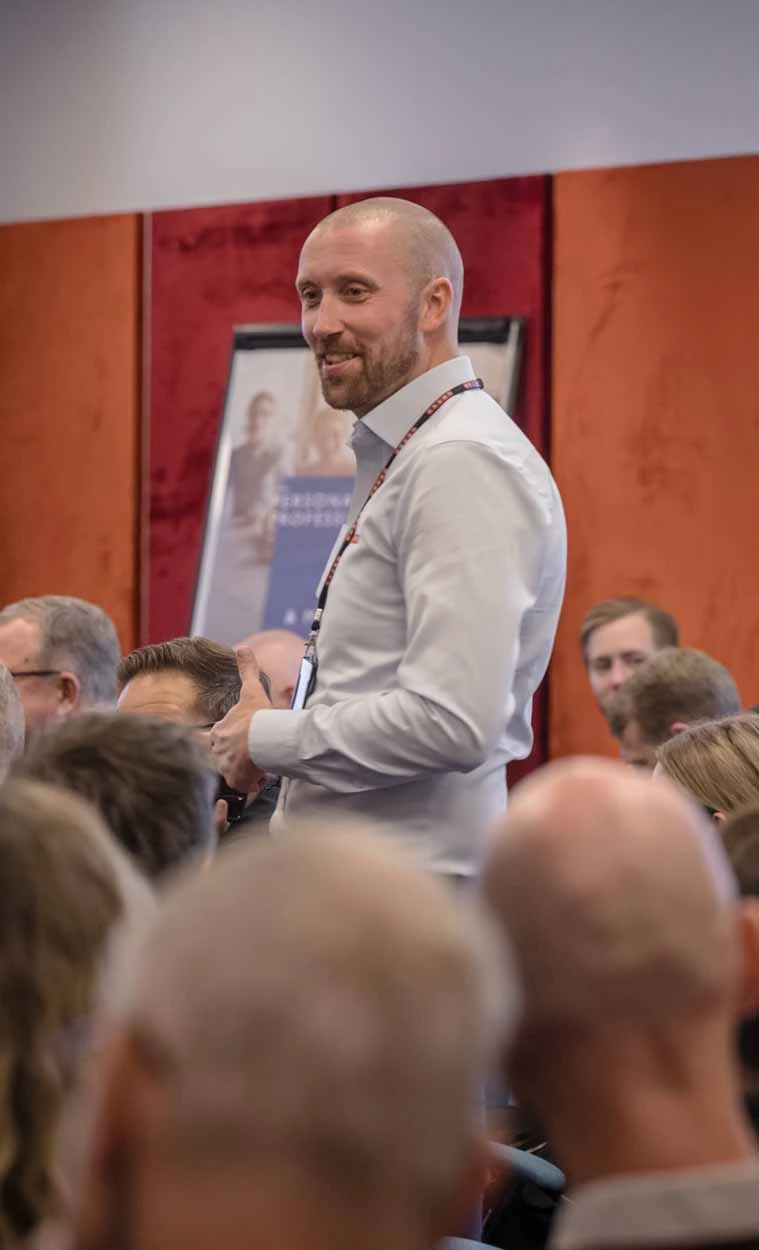 Företagare i Malmö som deltar i strukturerad dialog om företagsklimatet